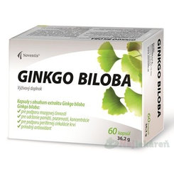 Noventis Ginkgo Biloba 60 kapslí