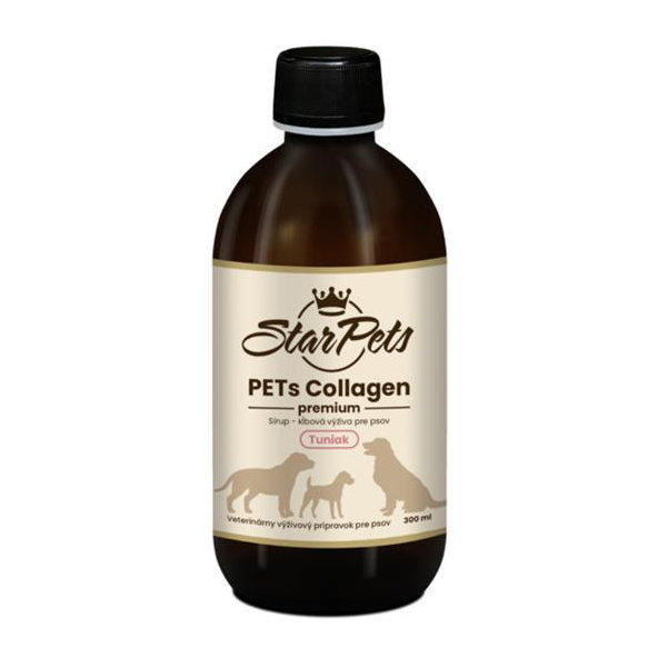 PETs Collagen Premium Tuňák sirup kloubní výživa pro psy 300 ml