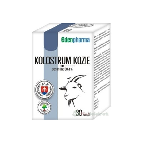 EDENPharma Kozí kolostrum 30 kapslí