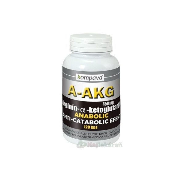 kompava A-AKG arginin alfa-ketoglutarat 450 mg kapsle