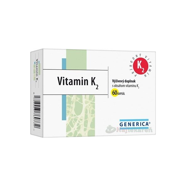 Generica Vitamin K2 60 kapslí