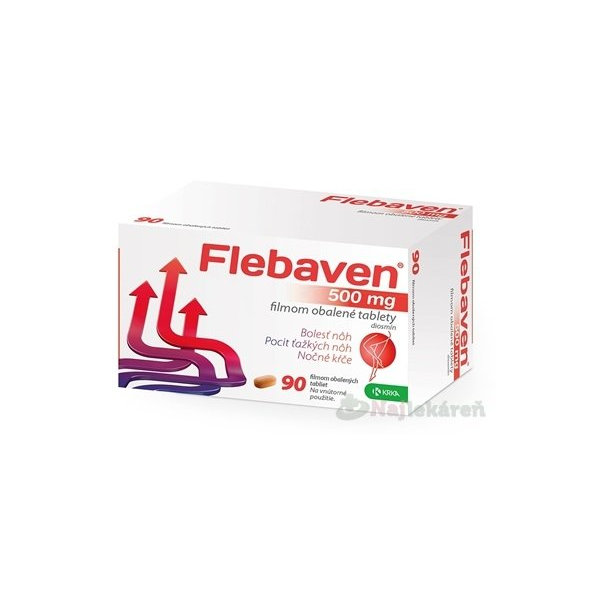 Flebaven 500 mg potahované tablety 90 ks