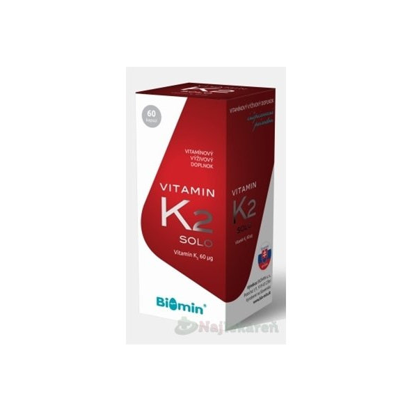 Biomin Vitamin K2 Solo 60 kapslí