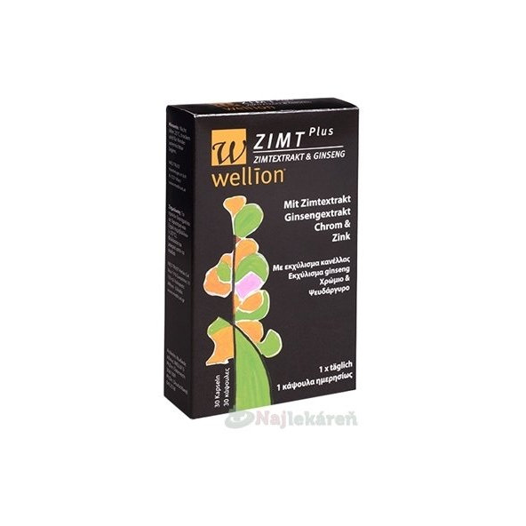 WELLION Zimt Plus 30 kapslí