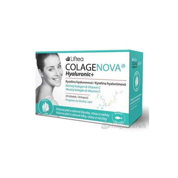 Liftea Kolagenová Hyaluronic+ 30 kapslí