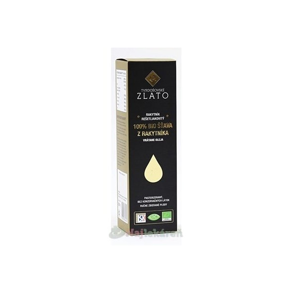 T. Zlato BIO šťáva z rakytníku 185 ml