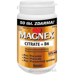 Vitabalans Magnex Citrate + B6 100+50 tablet