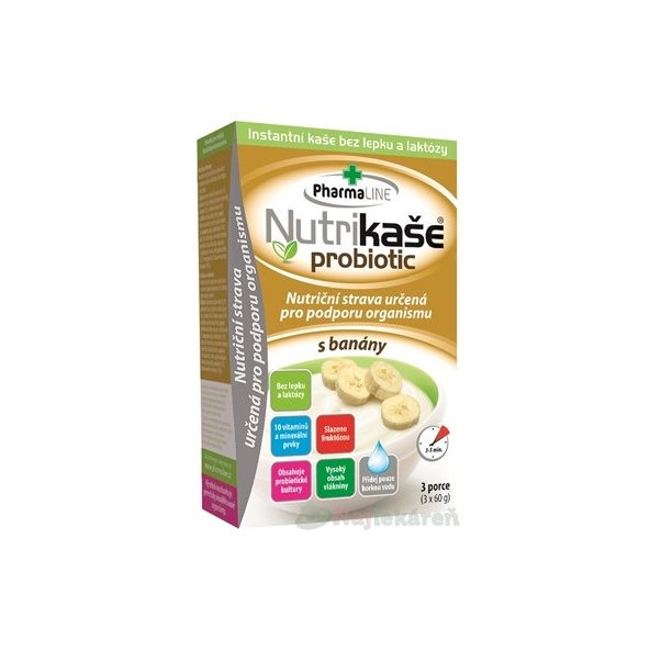 Nutrikaša Probiotic banán 3x60 g