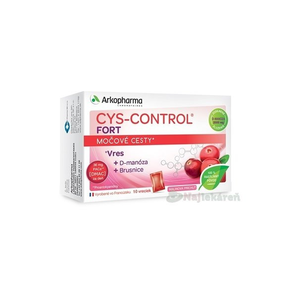 Cys-Control Fort močové cesty granulát 10 sáčků