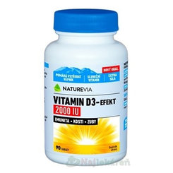 Naturevia Vitamin D3 efekt 2000 IU 90 tablet