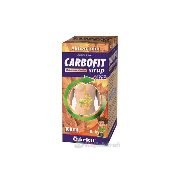Carbofit Čárkll Baby sirup 100 ml