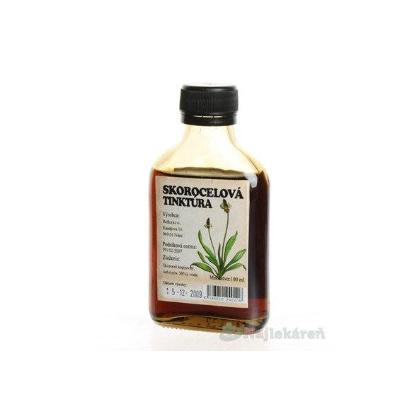 Prír. famracia jitrocelová tinktura na dýchací cesty 100 ml