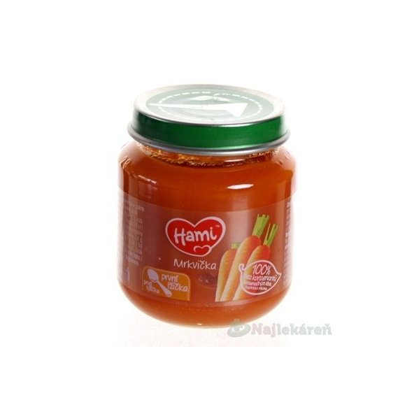 Hami zeleninový příkrm První lžička mrkvička 4 m+ 125 g