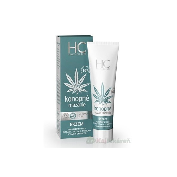 Health Culture konopná mast ekzém 75 ml