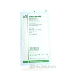 Vliwasoft sterilní kompresy 10×20 cm 2 ks