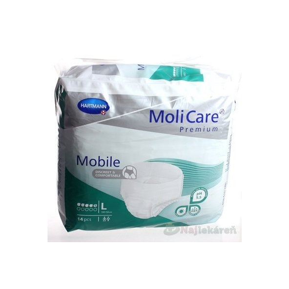 MoliCare Premium Mobile 5 kapek L 14 ks