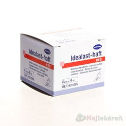 Idealast-Haft Color červené obinadlo 4 cm × 4 m 1 ks