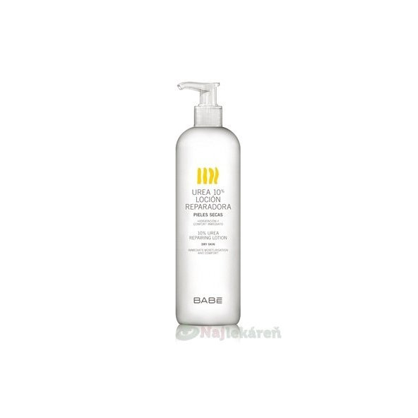 BABÉ TĚLO Urea 10% tělové mléko suchá pokožka 500 ml