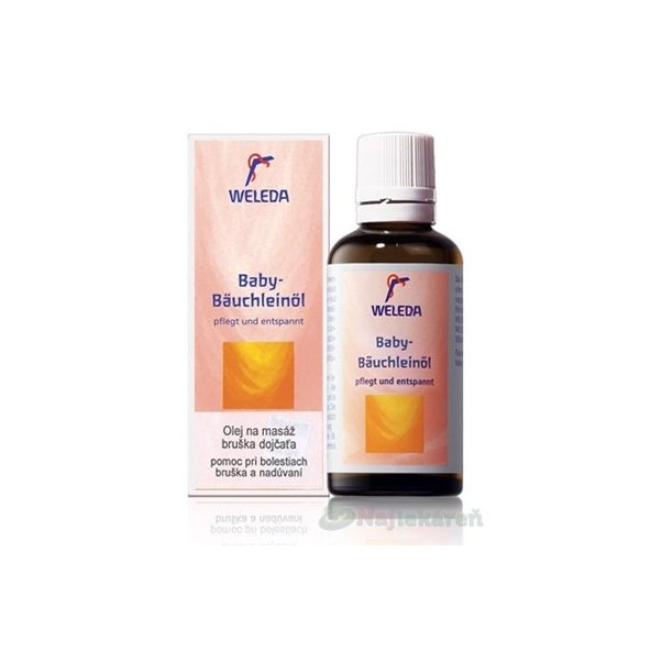 Weleda olej na masáž bříška kojence 50 ml