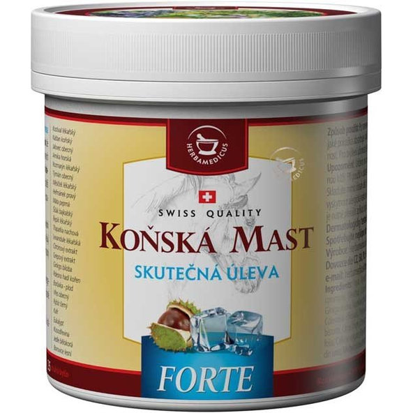 Koňská mast Forte chladivá na bolest svalů 250 ml