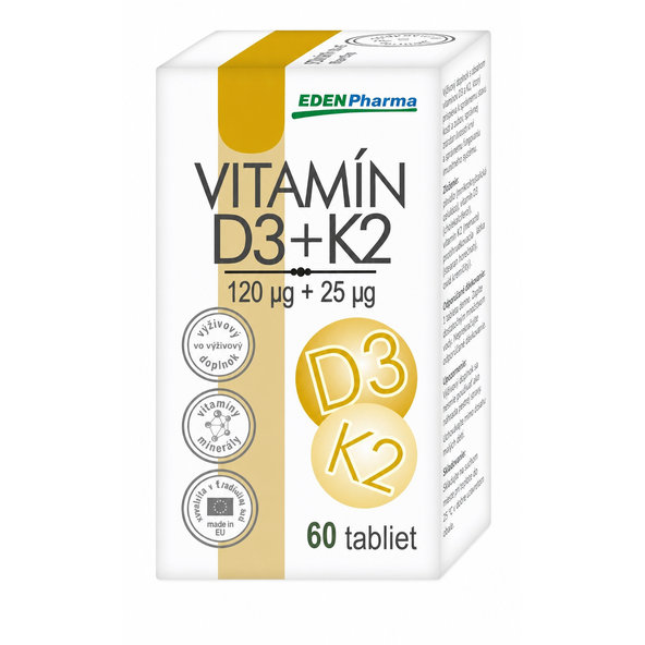 EDENPharma Vitamín D3 + K2 60 tablet