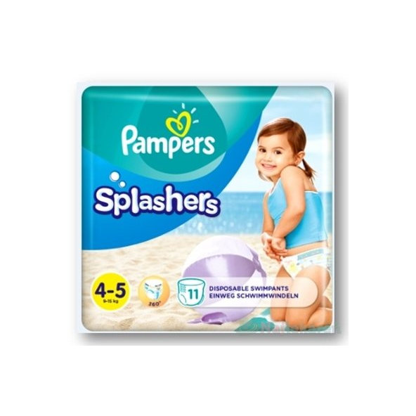 Pampers Splash Maxi plavecké kalhotky vel. 4–5 11 ks