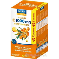 Vitar Vitamín C 1000 mg s rakytníkem 80+40 tablet