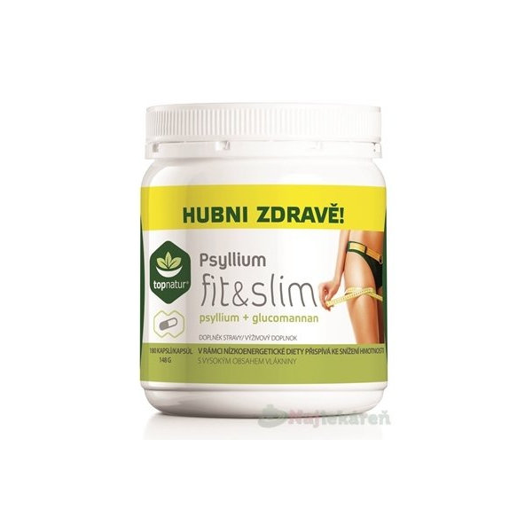 Topnatur Psyllium Fit & Slim 180 kapslí