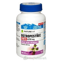 Naturevia Ostropestřec mariánský Forte 6250 mg 60 kapslí