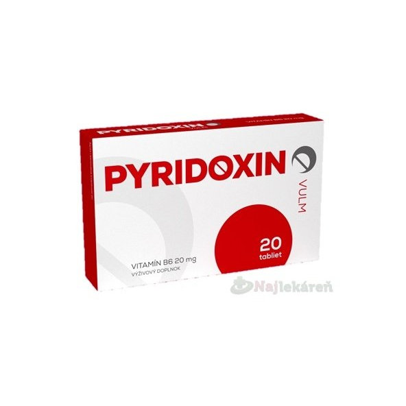 VULM Pyridoxin vitamin B6 20 mg 20 tablet