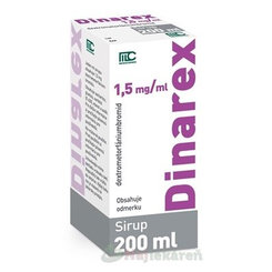 Dinarex sirup 1,5 mg/ml 200 ml