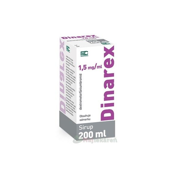 Dinarex sirup 1,5 mg/ml 200 ml
