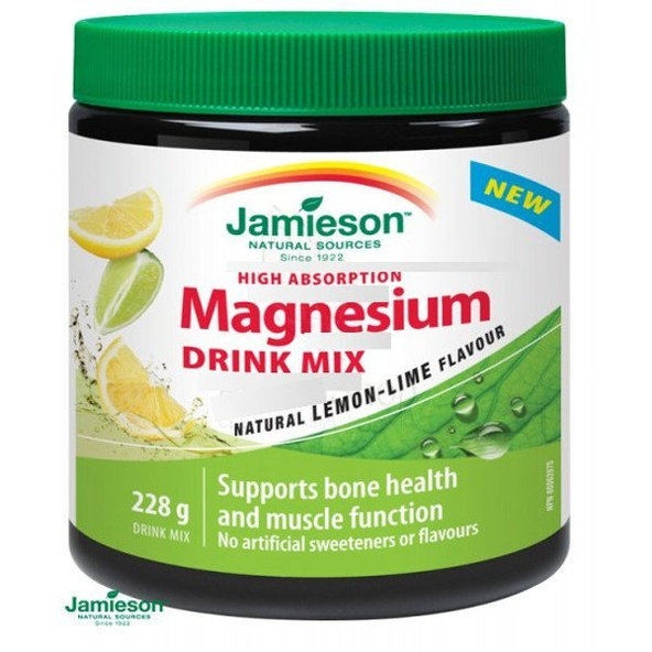 Jamieson Magnesium Drink Mix citron-limetka 228 g