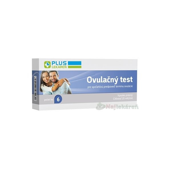 Plus Lekáreň ovulační test 6 ks