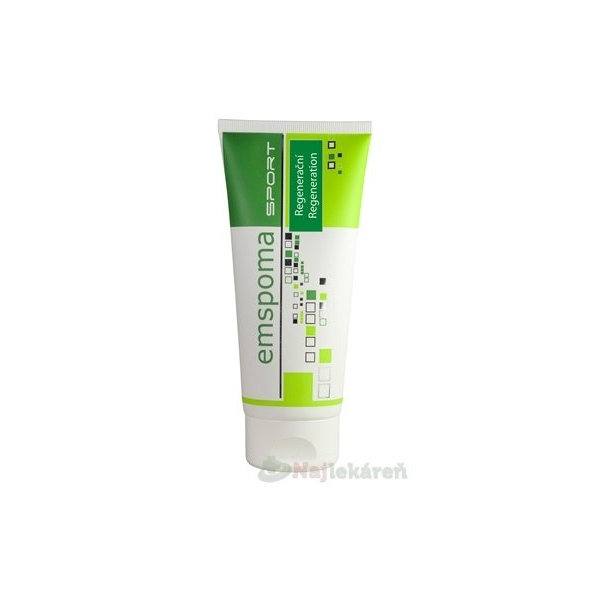 Emspoma masážní emulze regenerační zelená 200 ml