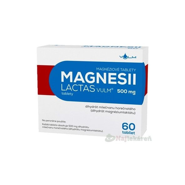 VULM Magnesii lactas 500 mg 60 tablet