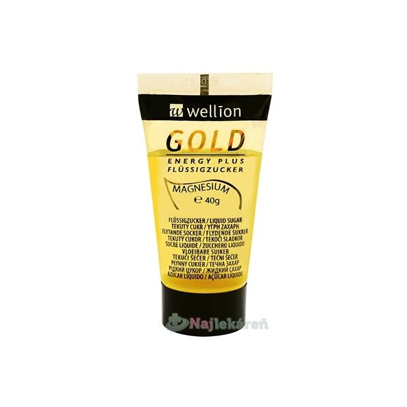 WELLION tekutý cukr Gold 40 g
