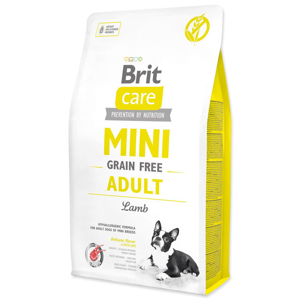 Brit Care Mini Grain Free krmivo Adult Lamb 2 kg