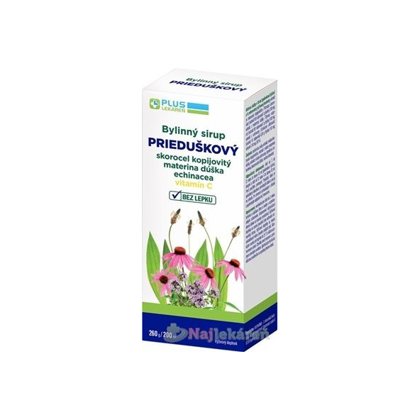 Plus Lekáreň bylinný průduškový sirup 200 ml