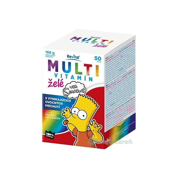 Revital Multivitamín The Simpsons 50 tablet