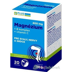 Plus Lekáreň Hořčík 400 mg + B komplex + vit. C grep 20 sáčků