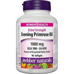 Webber Naturals Pupalka dvouletá 1000 mg 90 kapslí