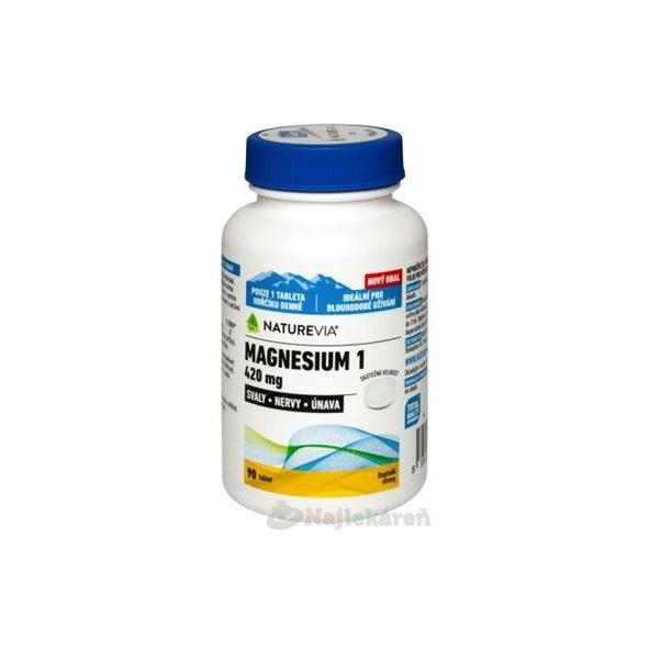 NATUREVIA Magnesium 1 - 420 mg 90 tabliet