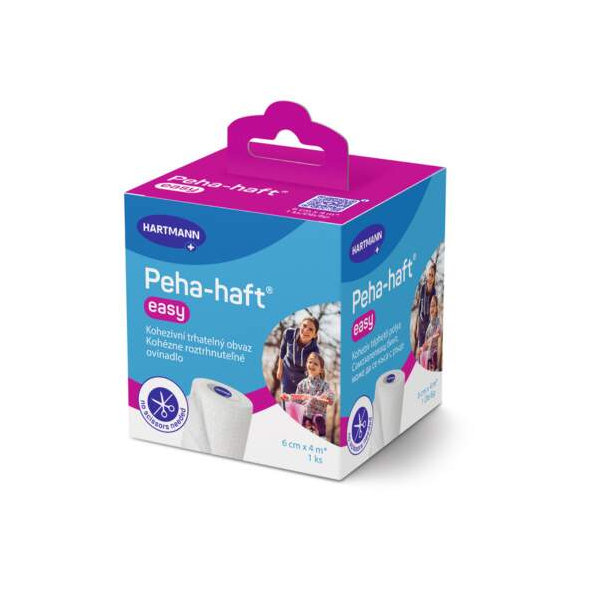 Peha-haft Easy kohezný trhací obvaz 6 cm × 4 m 1 ks
