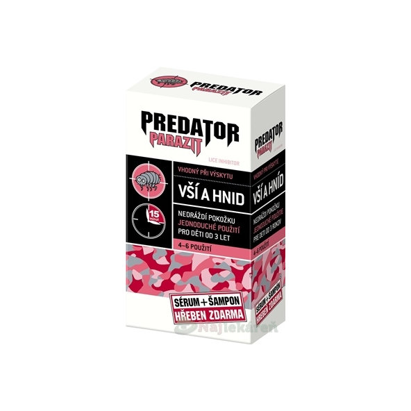 PREDATOR PARAZIT sérum + šampon + hřeben zdarma