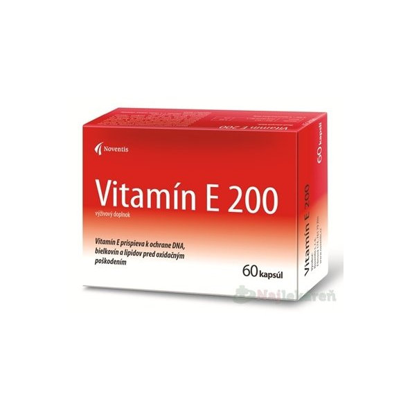 Noventis Vitamín E 200 60 kapslí