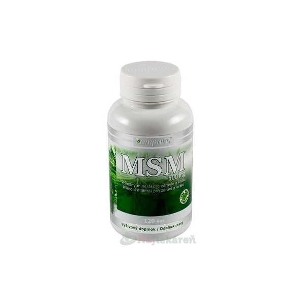 kompava MSM 500 mg 120 kapslí