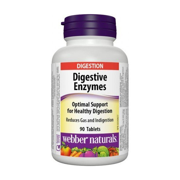 Webber Naturals Trávicí enzymy 90 tablet