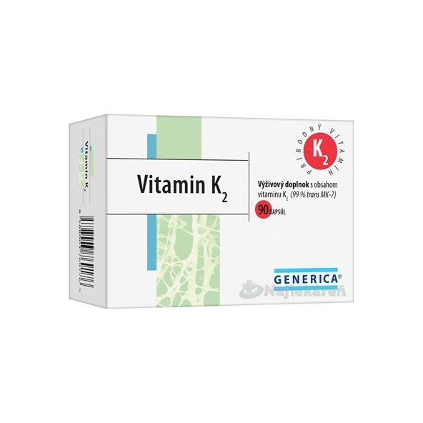 Generica Vitamin K2 90 kapslí