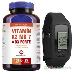 Pharma Activ Vitamín K2 MK7 + D3 Forte 100 + 25 tablet